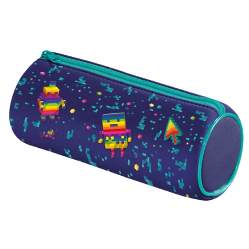 Maped kleurrijke kalibereringsrol Pixel Party, blauw