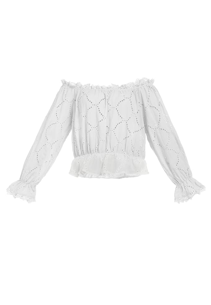 Mymo Blouse Dames wit