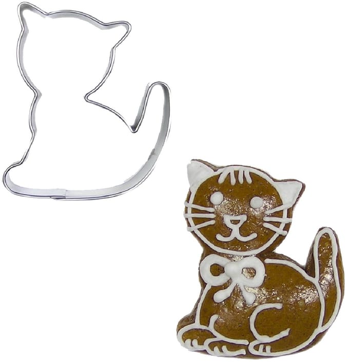BrandNewCake Uitsteekvorm Kat RVS 5cm