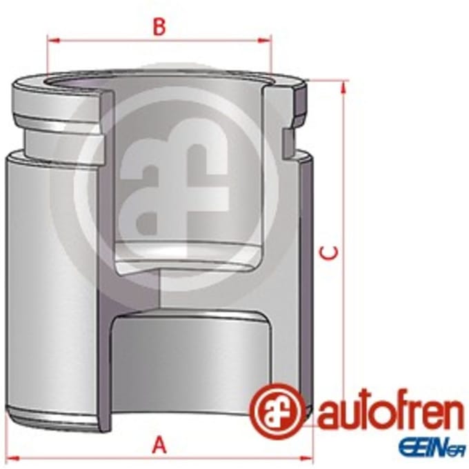 Zuiger, remklauw AUTOFREN SEINSA D025523, achter