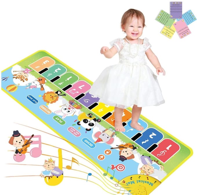 MKSS® Dansmat voor Meisjes - Muziekmat - Kinderspeelgoed 2 Jaar - Multicolor
