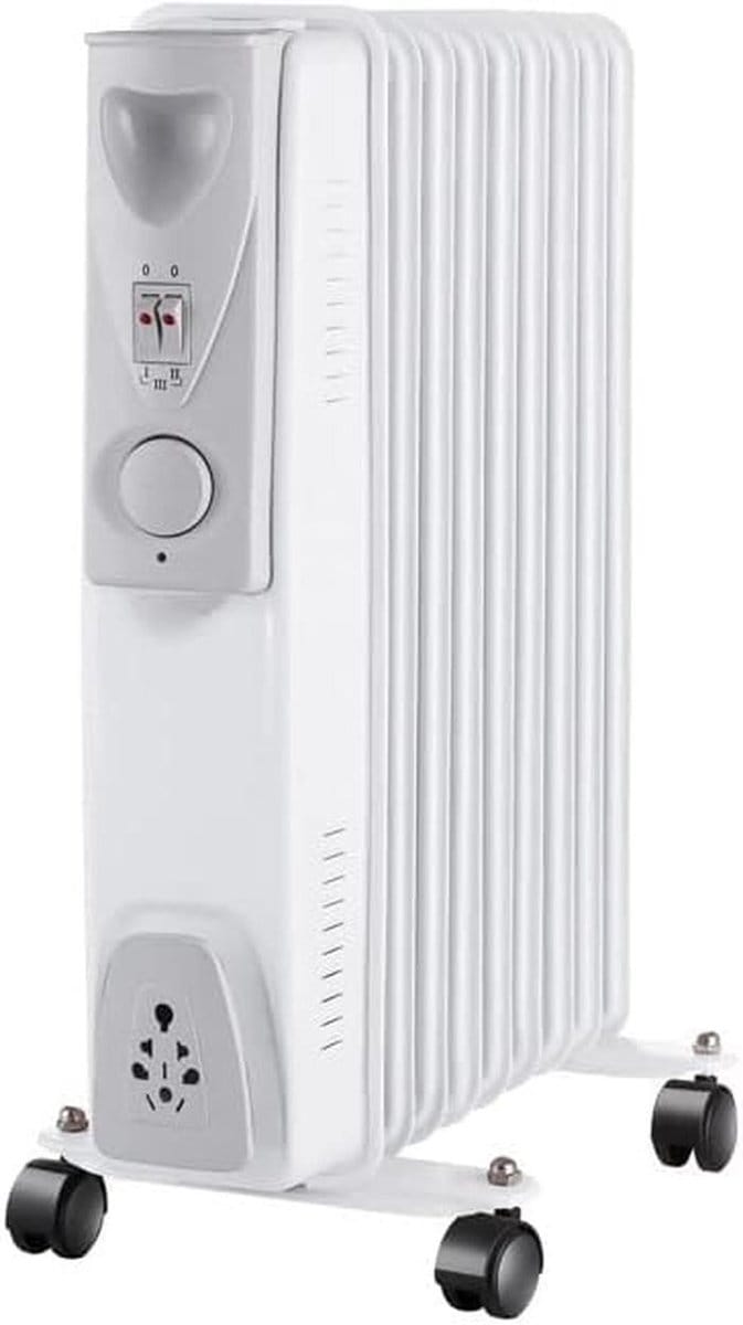 Olieradiator 9 Elementen 2000W met Thermostaat
