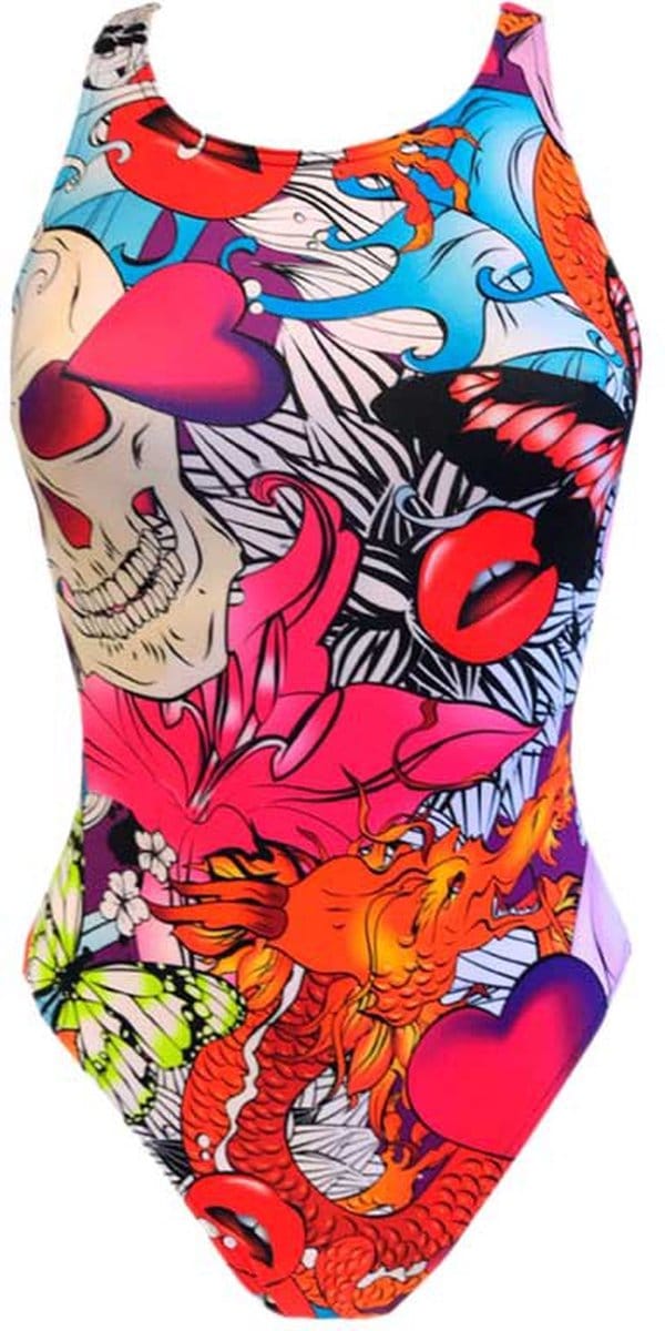 Turbo Hallo Zwemkleding Veelkleurig 2XL Vrouw