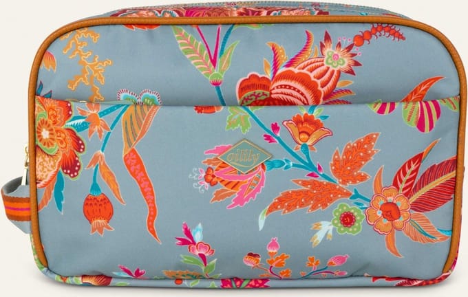Oilily Chloe - Toilettas - Dames - Ritssluiting - Waterafstotend - Blauw - One size