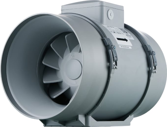 Vents buisventilator TT PRO Ø250 mm - 1400 m³/h - Hoge luchtstroom