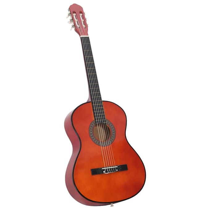 vidaXL - Gitaar - klassiek - beginner - 4/4 - 39" - lindenhout