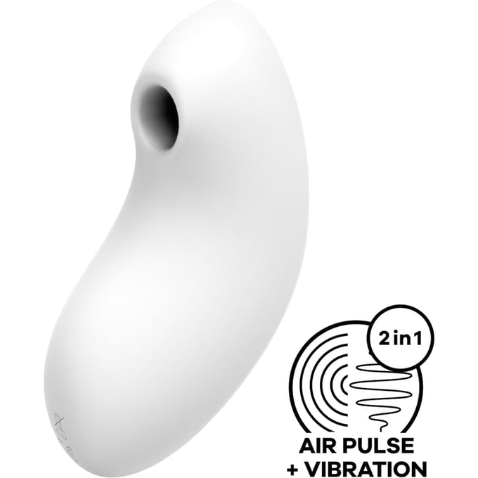 Satisfyer 'Vulva Lover 2', 12 cm, drukgolf vibrator, 2:1 drukgolven en vibratie