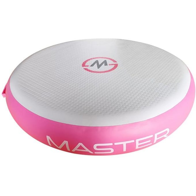 Airspot Master Cirkelvormige Gymnastiekmat, 100 X 20 Cm, Roze En Grijs