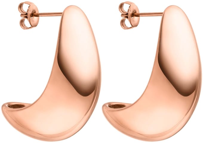 PURELEI Big Drop Ohrringe Rosegold Größe: OS | Ohrringe Outlet | Damen | Rosa