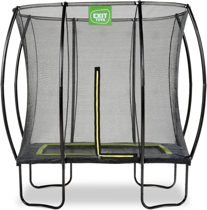 Ronde Vrijstaande Trampoline met Veiligheidsnet - Rechthoekig Tuinmodel