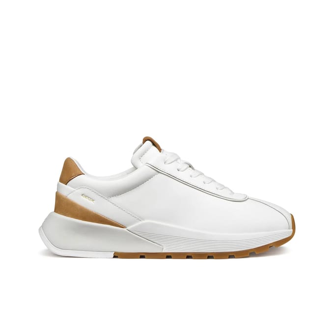 Geox U Metropoli Sneakers Heren - Leren Sneaker - Wit - Maat 43