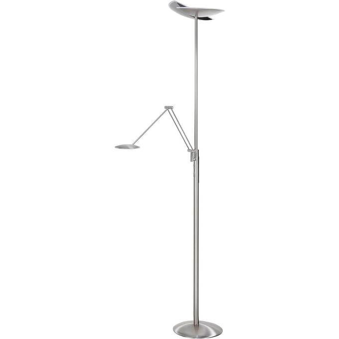 HighLight LED uplighter Sapporo, CCT, leesarm, nikkel