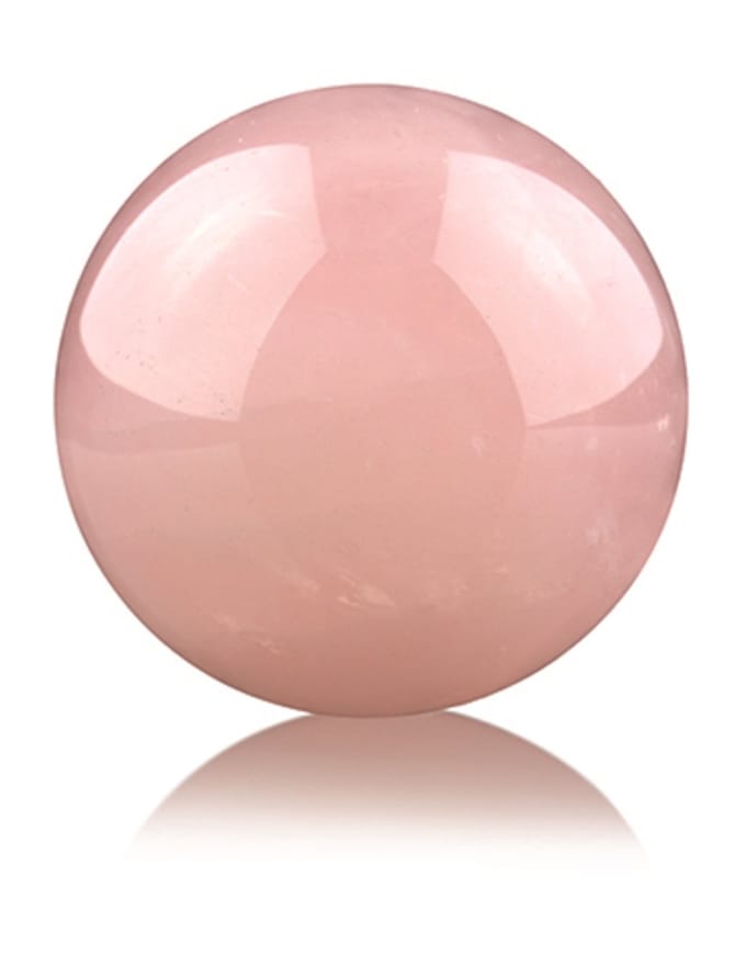 Roze kwarts 20 mm edelsteen bol