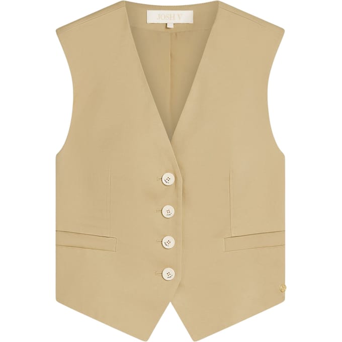 Josh V Monet Gilets Camel Jv-2602-0107