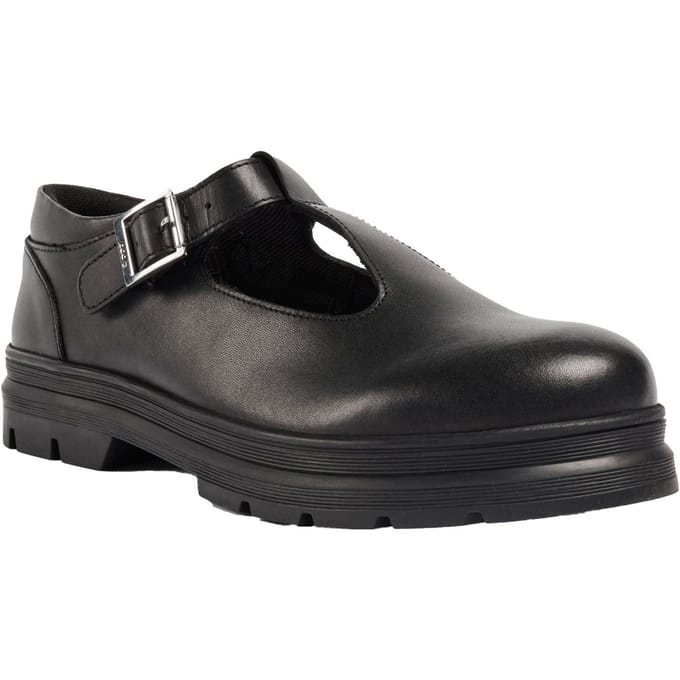 Pod Emilie Faux Leren Dames Zwarte Loafers
