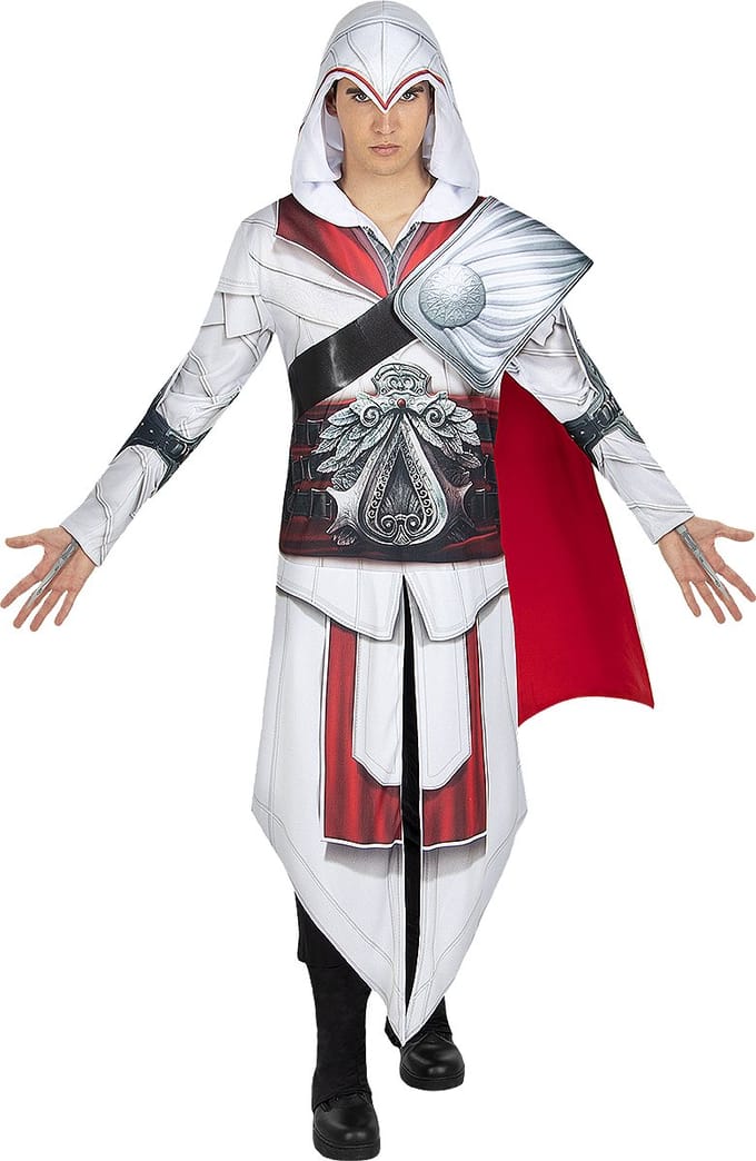 FUNIDELIA Ezio Auditore Assassins Creed Kostuum voor mannen - M - L