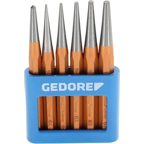 Gedore 113 doorslagset 6-delig in PVC-houder 8753680
