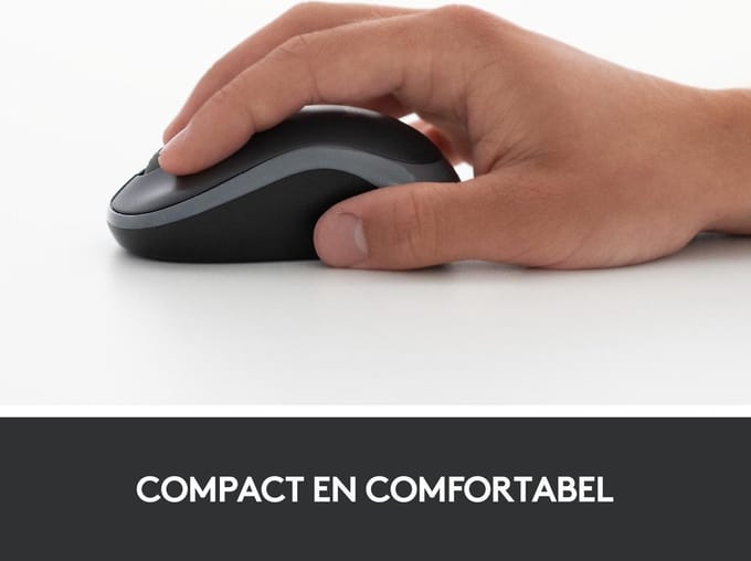 Logitech M185 - Draadloze Muis - Blauw