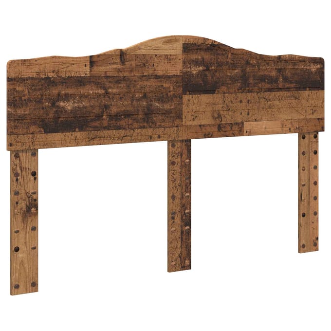 vidaXL Hoofdbord Oud Hout Bewerkt hout
