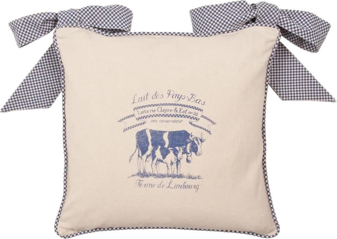 Clayre & Eef Stoelkussenhoes met koeien 40x40