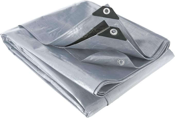 Multifunctioneel Dekzeil 200 g/m² - 6 x 6 m - Waterdicht en Scheurvast
