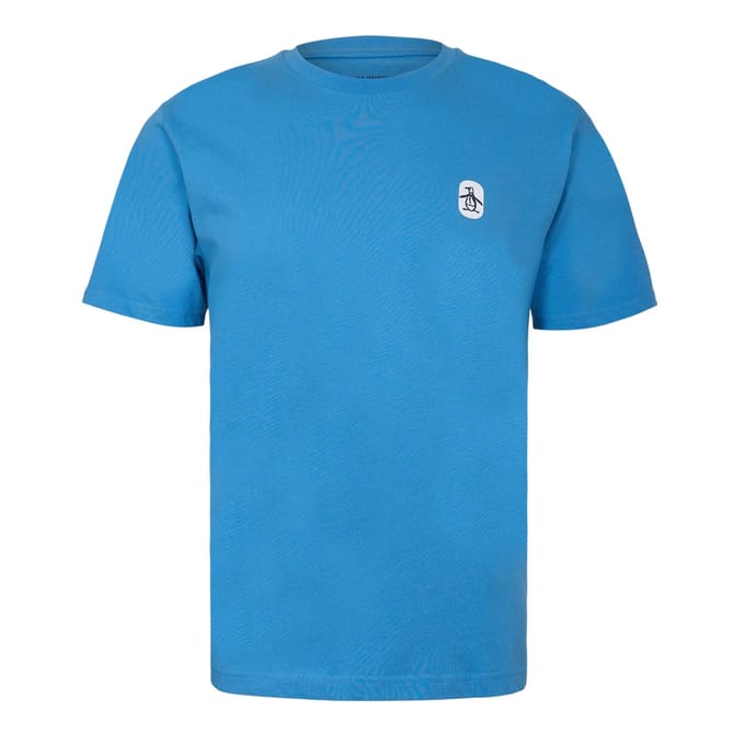 Original Penguin Heren Basic T-shirt met ronde hals (Parijs Blauw)