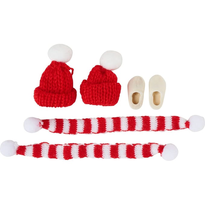 Kabouter set "Hoed, sjaal & schoenen"