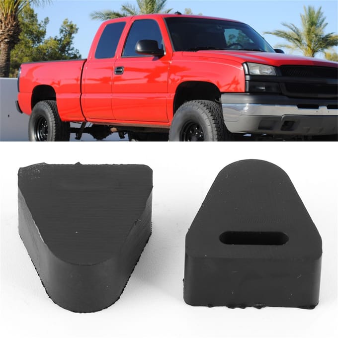 Rubberen Achterklep Vergrendeling Aanslagbuffers 16633065 Geschikt voor Silverado RH of LH black