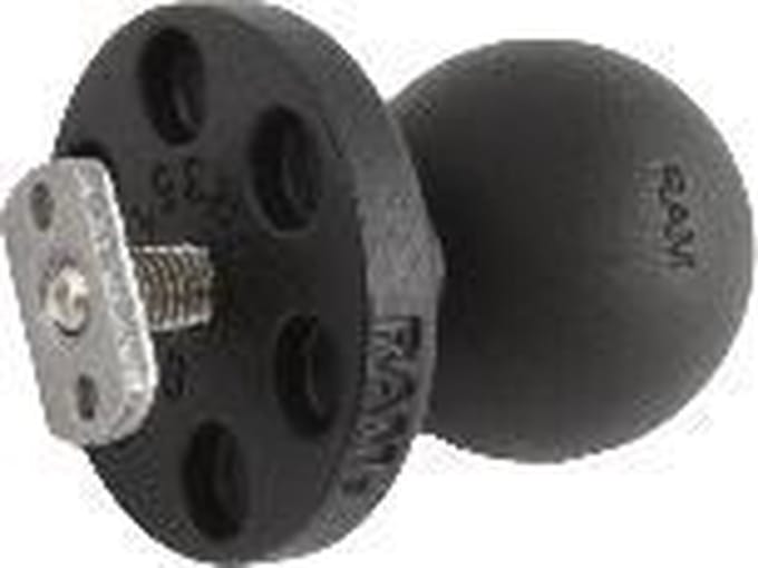 RAM Mount Mount B-Kogel (25 mm) met T-slot Bevestiging - RAP-B-375U