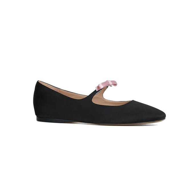 Strik Ondiep Ballet Enkelschoen Dames Flats 33 zwart
