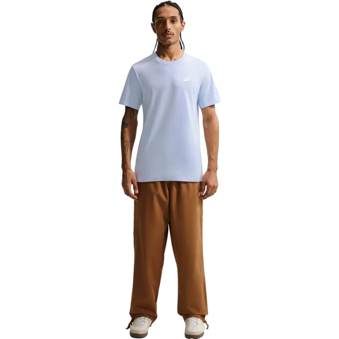 Nike Club T-shirts Heren - Blauw - Maat XS