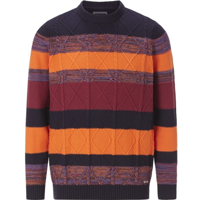 Babista herren Trui - 64/66 - oranje - Plus Size