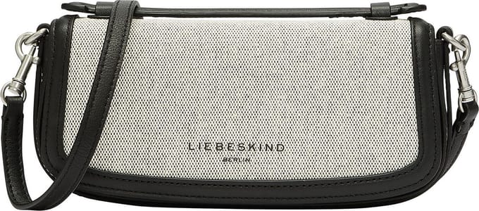 LIEBESKIND BERLIN Schoudertas Handtas Sadie Canvas Crossbody Pale Moon Crème