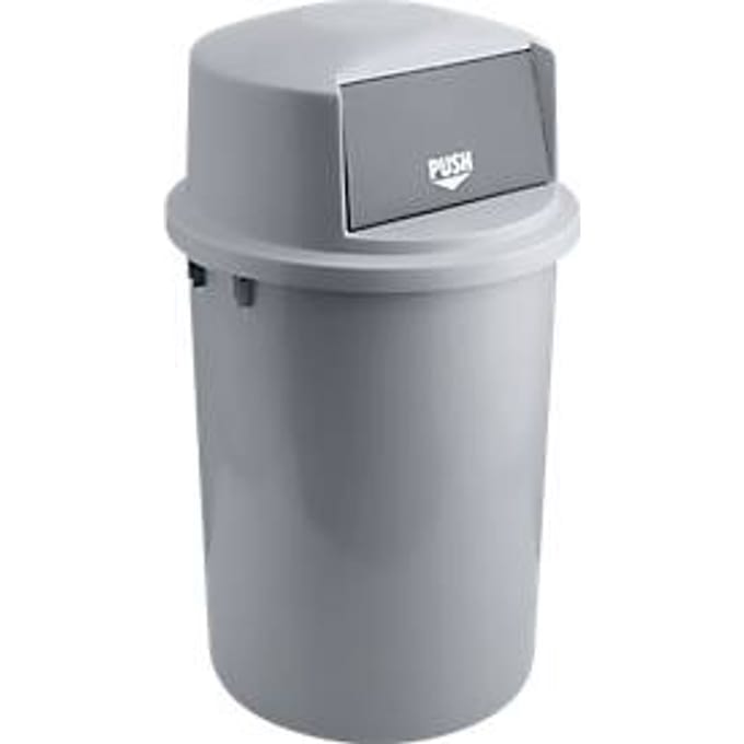 Kunststof afvalbak met klapdeksel 126 ltr (VB200126)