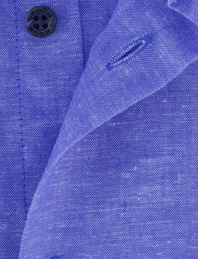 Ledub business overhemd blauw