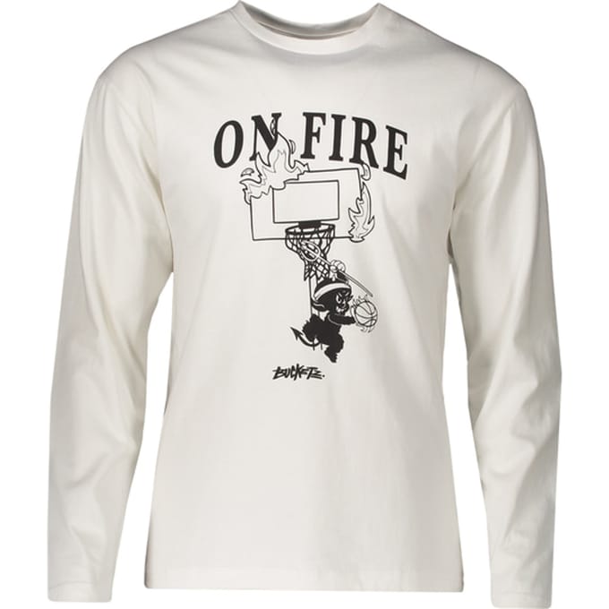 Bucketz On Fire Longsleeve Sweatshirt Beige