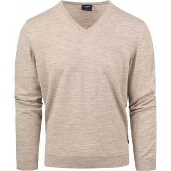 Olymp Casual Trui Wol Beige - Maat S - Heren - Pullovers