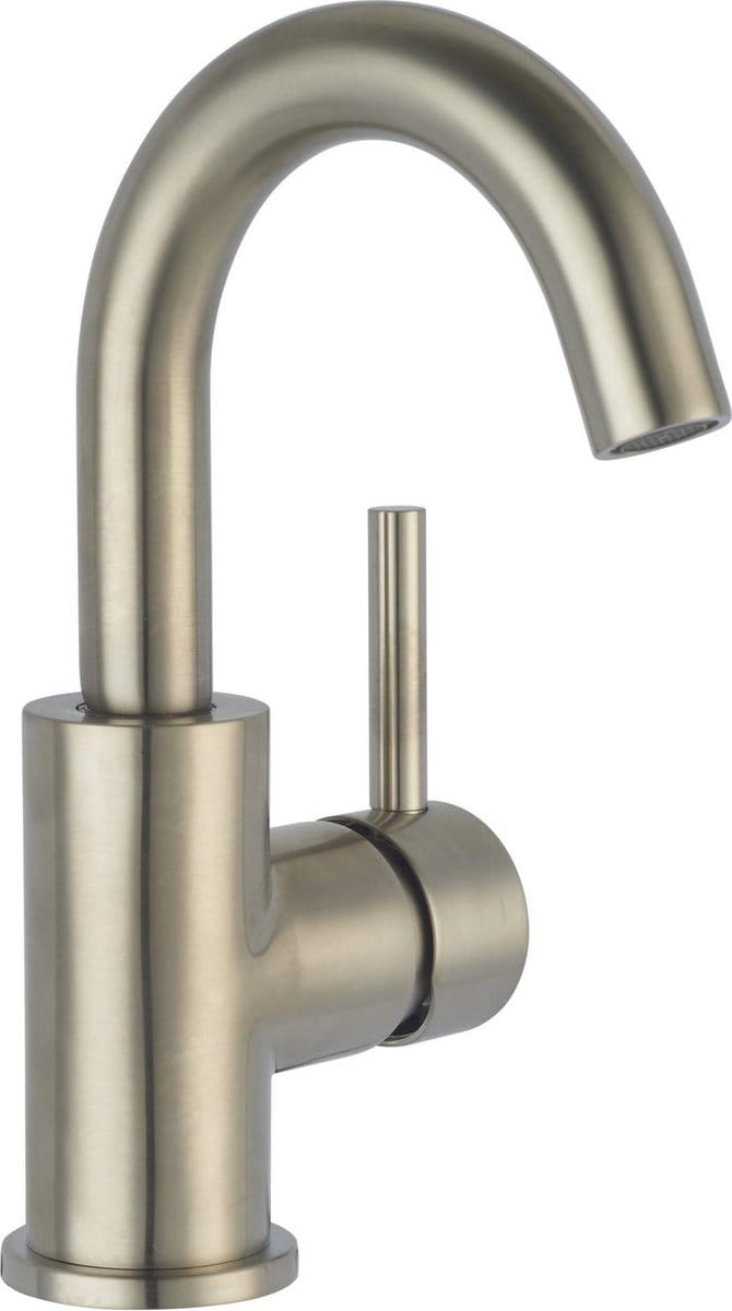 Saqu Classic Wastafelkraan - Mengkraan voor de Badkamer - Draaibare uitloop - Geborsteld Staal