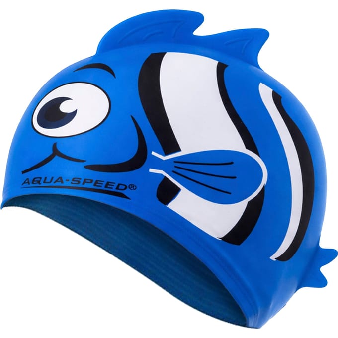 Jongens Nemo Patroon Zwemcap | Silicone 3D Print Gemakkelijke Pasvorm Zwemcap voor Kinderen