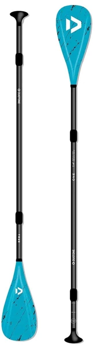 Duotone One Adjustable 3-piece 7.4´´ Sup Peddel Blauw