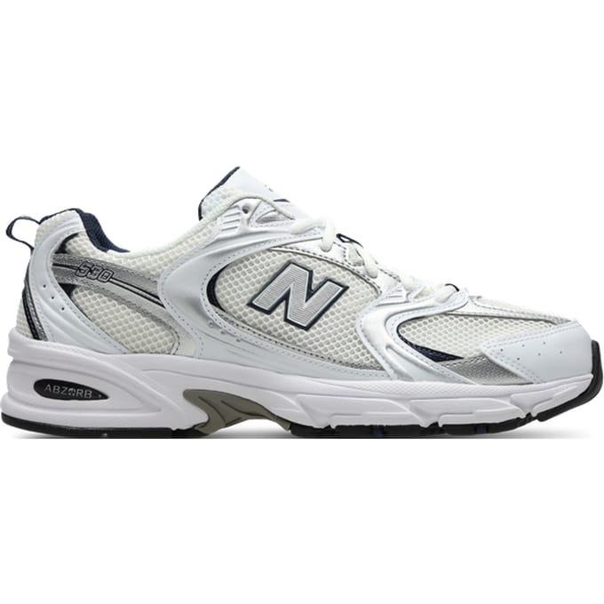New Balance 530 Sneakers Heren - Wit - Maat 45 - Textil, Synthetisch