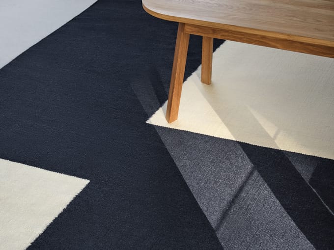 HAY Ethan Cook Flat Works Vloerkleed 200 x 300 cm - peach green check