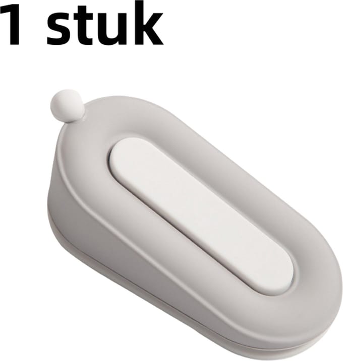 1 stuk - deurstopper - zachte rubberen deurstopper, anti-botsingsdeurzuiging, buffer en stil - grijs
