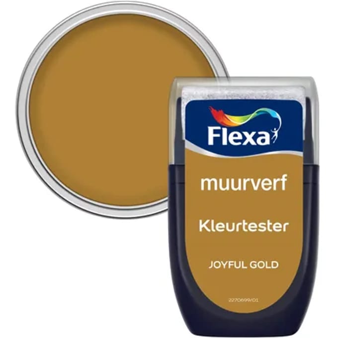 Flexa Kleurtester Verftester - Mat - Joyful Gold - 30ml