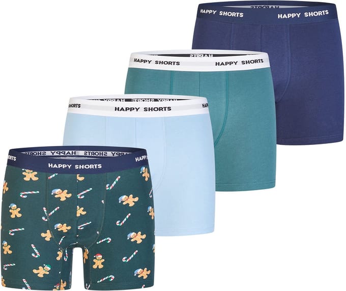 Happy Shorts Boxer Kerstmis