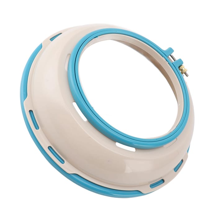 Borduurstandaard Hoepel 16,5cm 25cm Dubbelzijdig Punch Needle Standaard Hoepelframe voor Kruissteek meer blauwe kleur