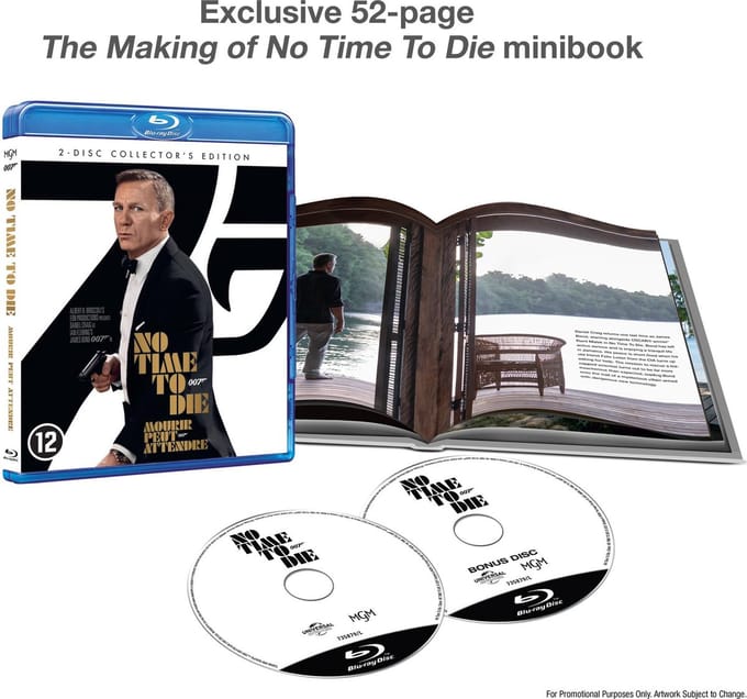 James Bond: No Time To Die (Blu-ray + Booklet)