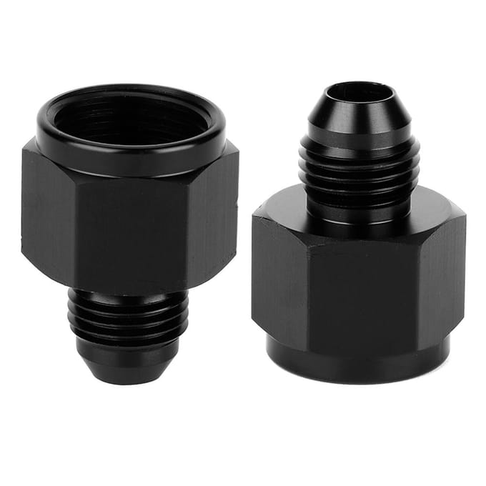 CNC Aluminium AN8 Vrouwelijk AN6 Mannelijk Oliekoeler Fitting Adapter 8AN naar 6AN