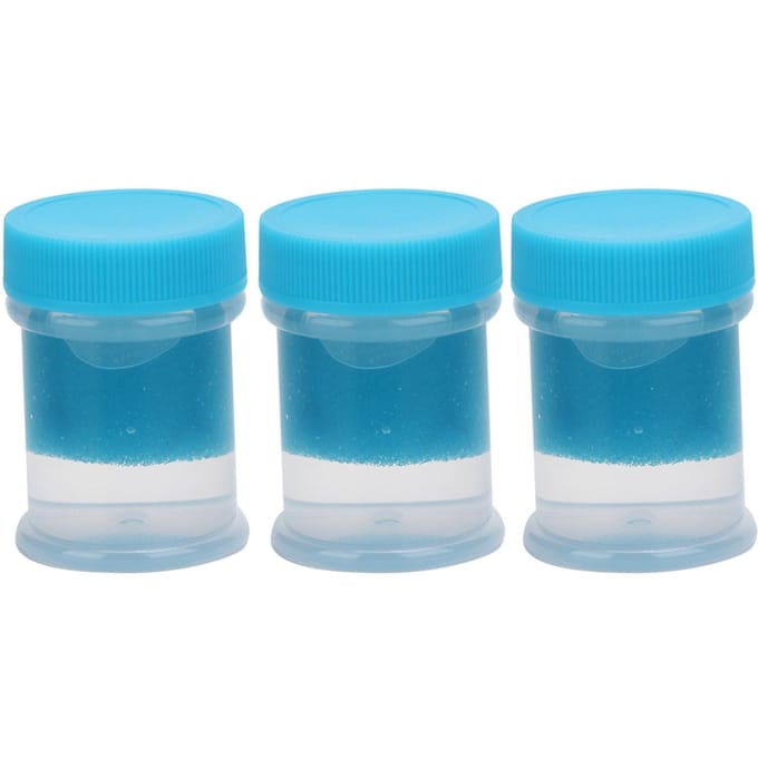 Lot de 3 pinces nettoyantes pour extensions de cils (40 ml) blue