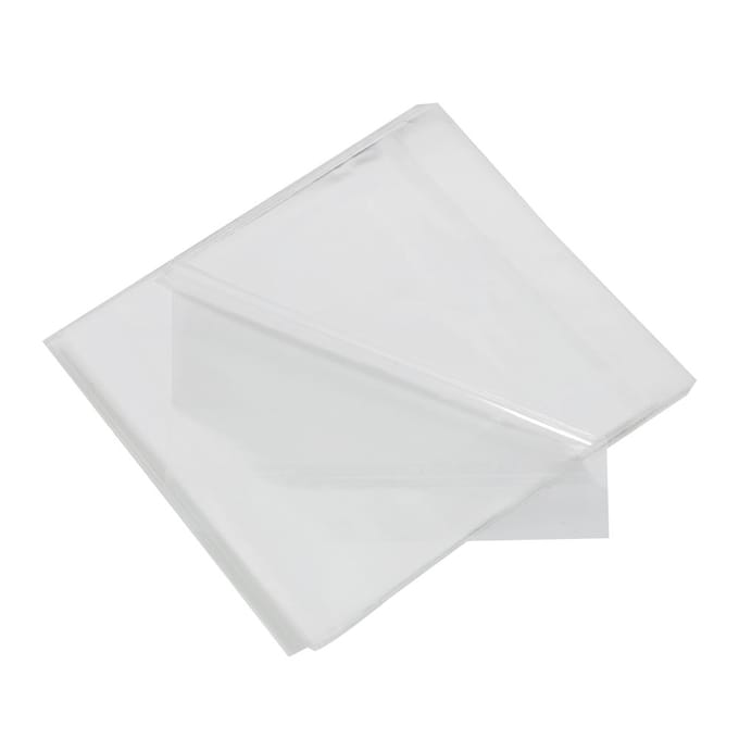 50 stuks 12 inch Vinyl Plaat Buitenhoes Herbruikbare Beschermende Opbergzak Hoezen Accessoires white